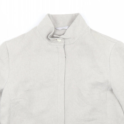 Preworn Womens Beige   Jacket Coat Size 14
