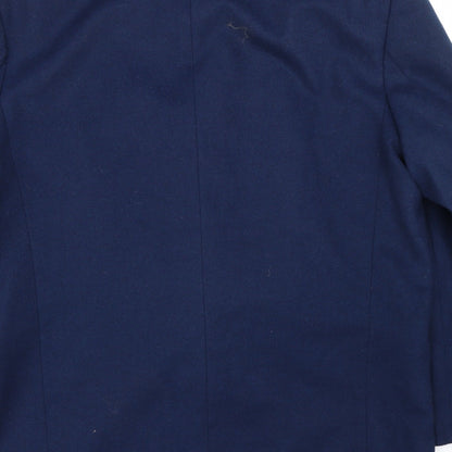 Buttons Mens Blue   Jacket Suit Size 44