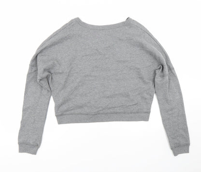 Hollister Womens Grey   Pullover Sweatshirt Size S