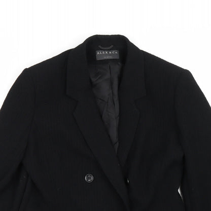 Alex& co Womens Black   Jacket Suit Size 12