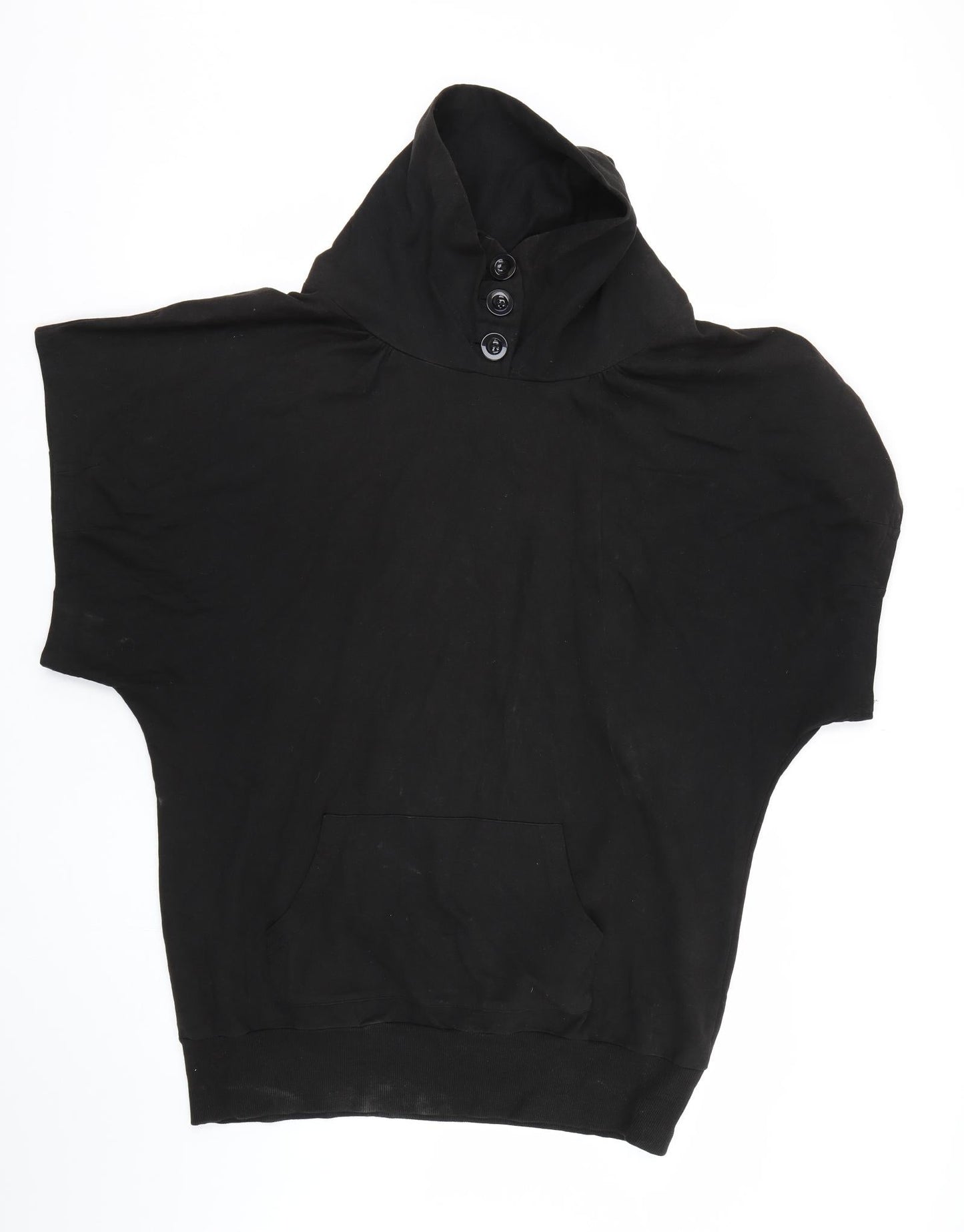 Denim co Womens Black   Pullover Sweatshirt Size 16