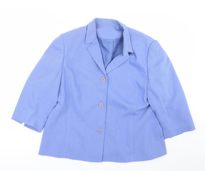 Debenhams Womens Blue   Jacket Suit Size 18