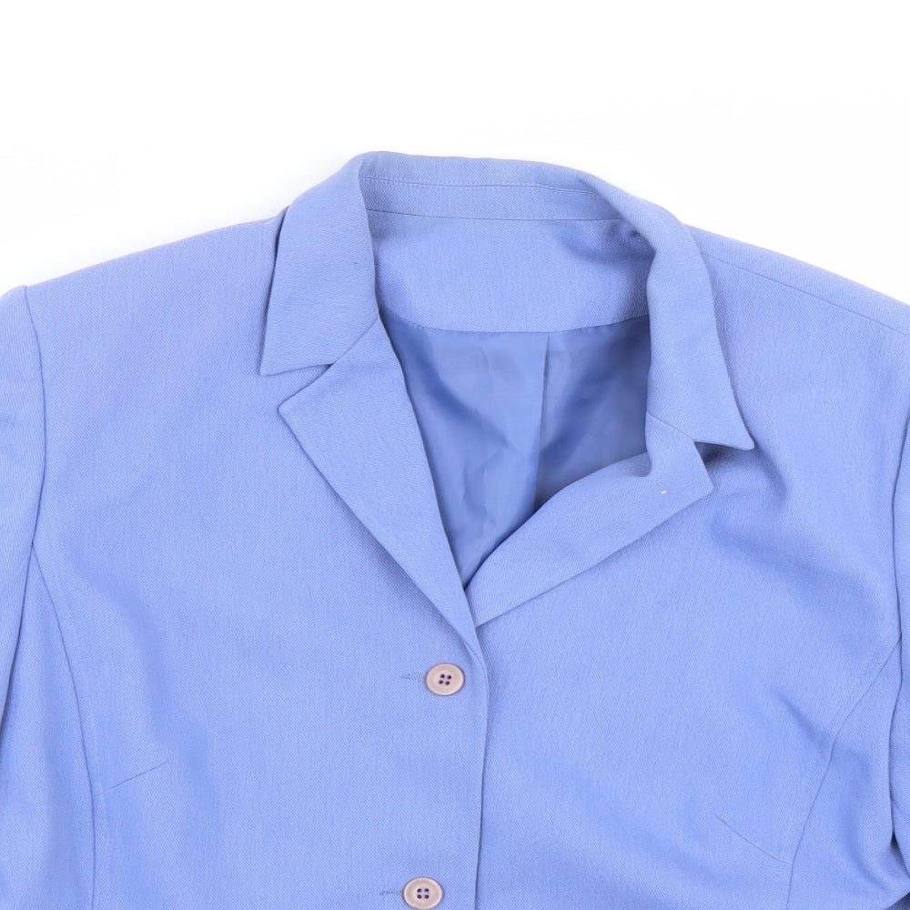 Debenhams Womens Blue   Jacket Suit Size 18