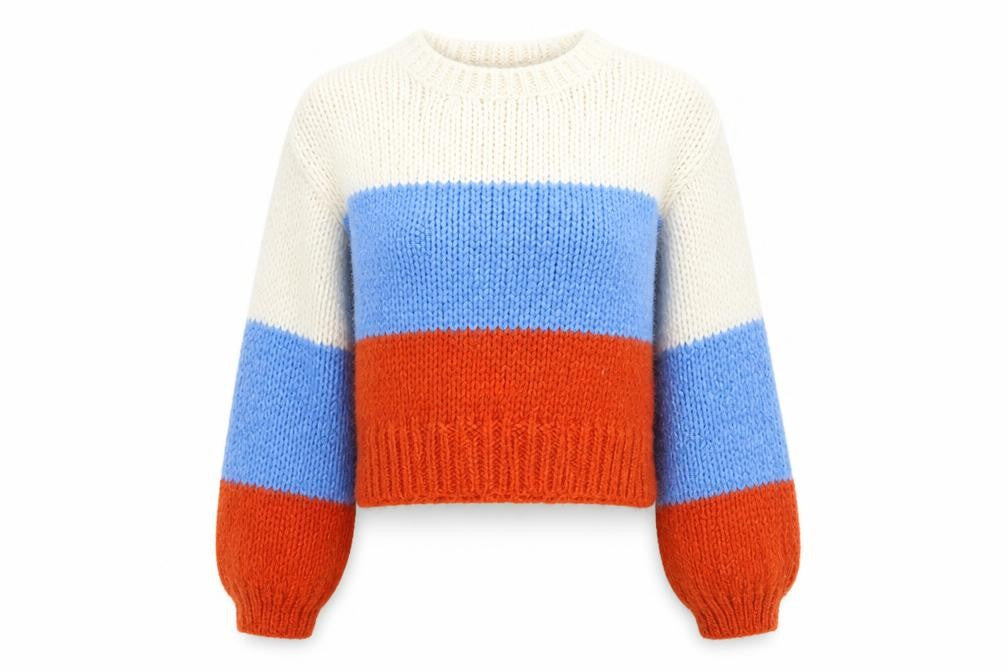 Womens UK Size S Preworn Multicoloured Pullover Jumper