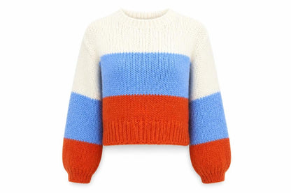 Womens UK Size S Preworn Multicoloured Pullover Jumper