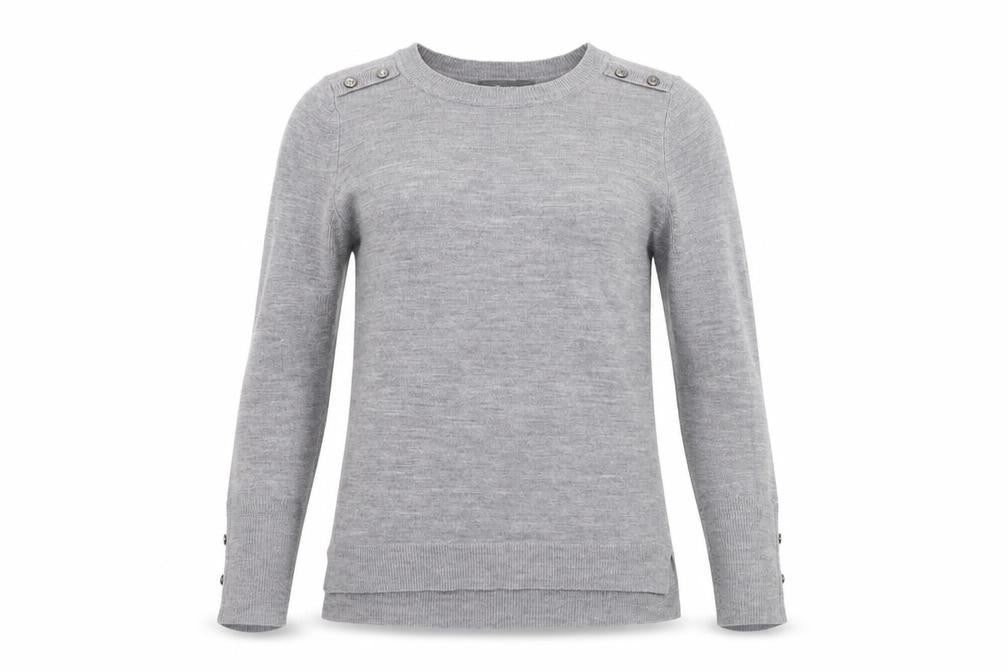 Womens UK Size XS Primark Grey Pullover Jumper