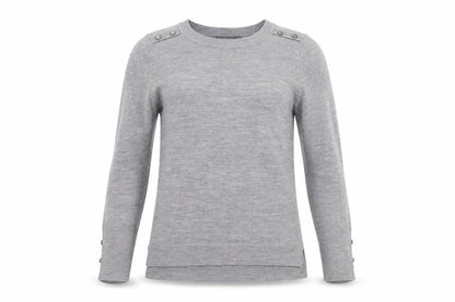 Womens UK Size XS Primark Grey Pullover Jumper