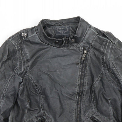 Denim co Womens Black   Jacket Coat Size 12