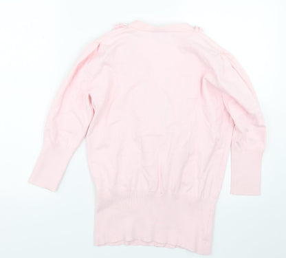 Queenspark Womens Pink   Cardigan Jumper Size M