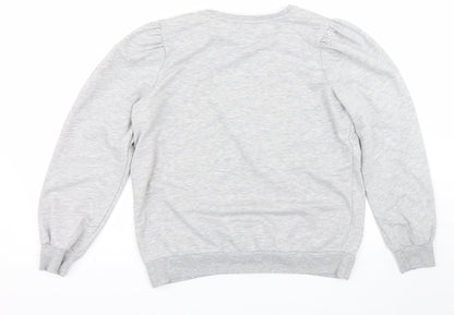 Womens UK Size 12 Papaya Grey Pullover Jumper