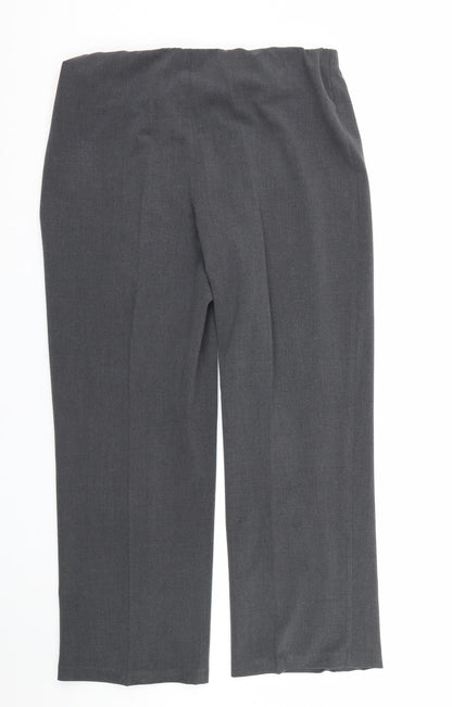 Autonomy Womens Grey   Trousers  Size 14 L25 in