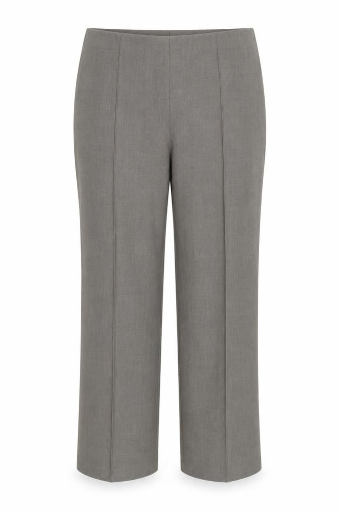 Front view of Autonomy women’s brown trousers, size UK 16, 24-inch leg