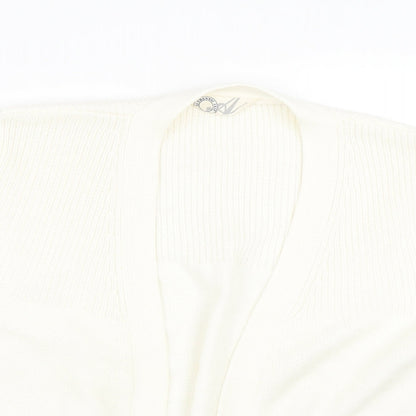 Authetic 1928 Womens White   Cardigan Jumper Size M