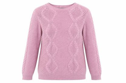 Womens UK Size 12 Papaya Purple Pullover Jumper