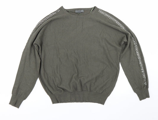 Primark Womens Green   Pullover Jumper Size 16