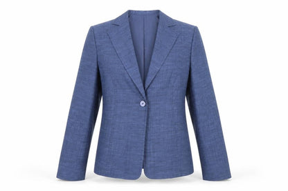 Pota Womens Blue   Jacket Suit Size 10