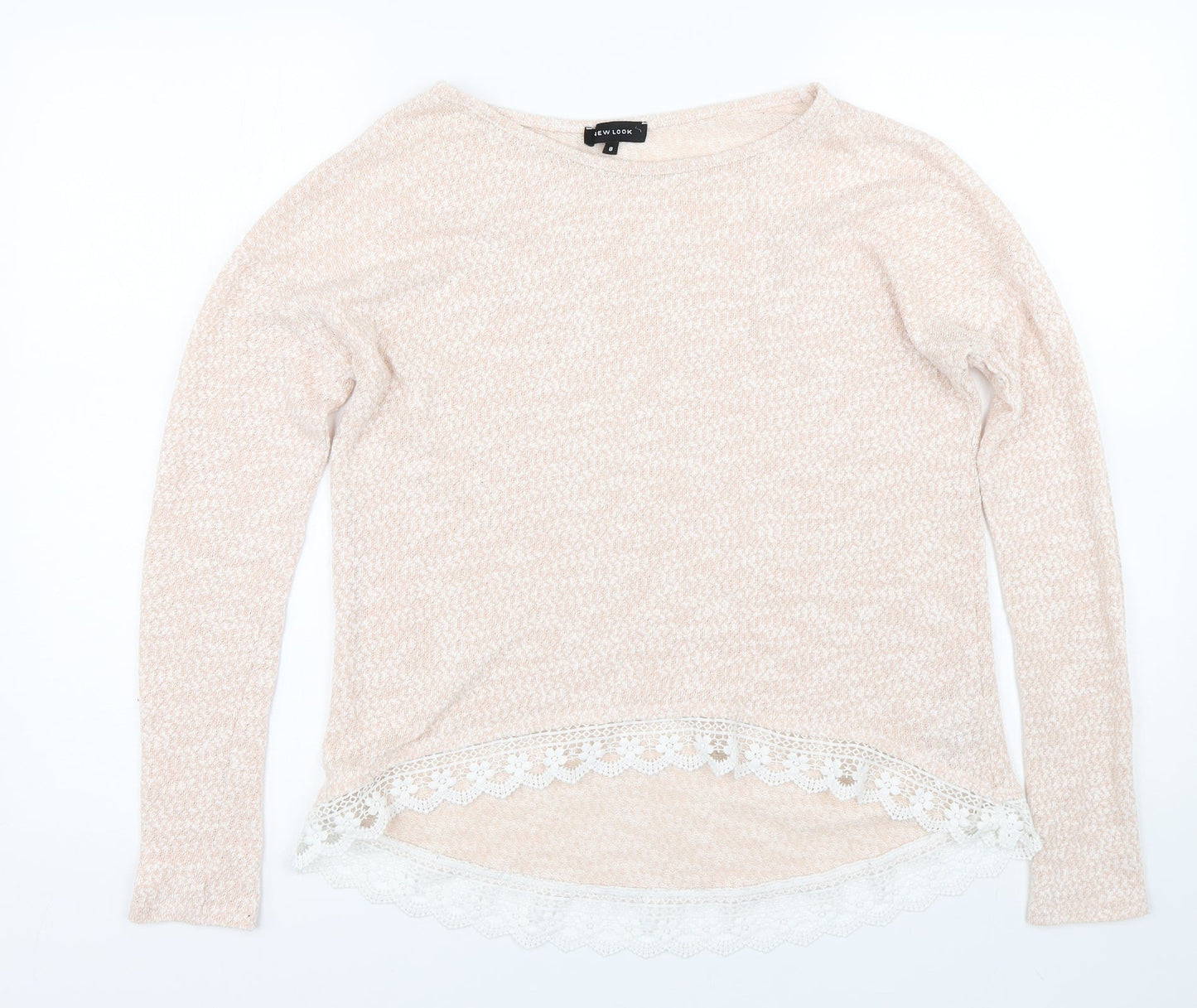 Womens UK Size 8 New Look Pink Pullover Jumper