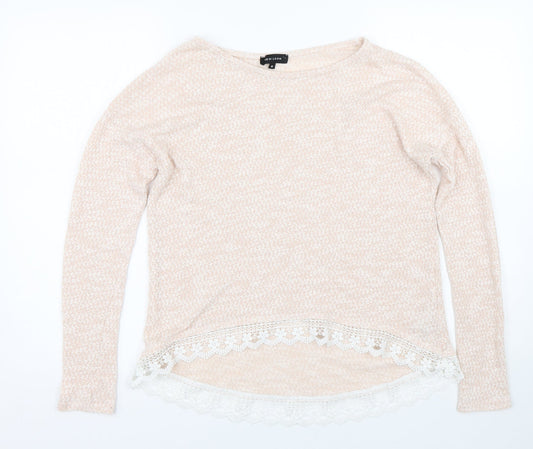 Womens UK Size 8 New Look Pink Pullover Jumper