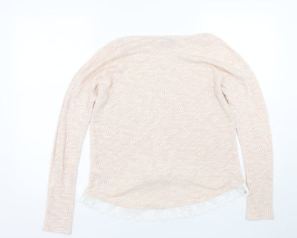 Womens UK Size 8 New Look Pink Pullover Jumper