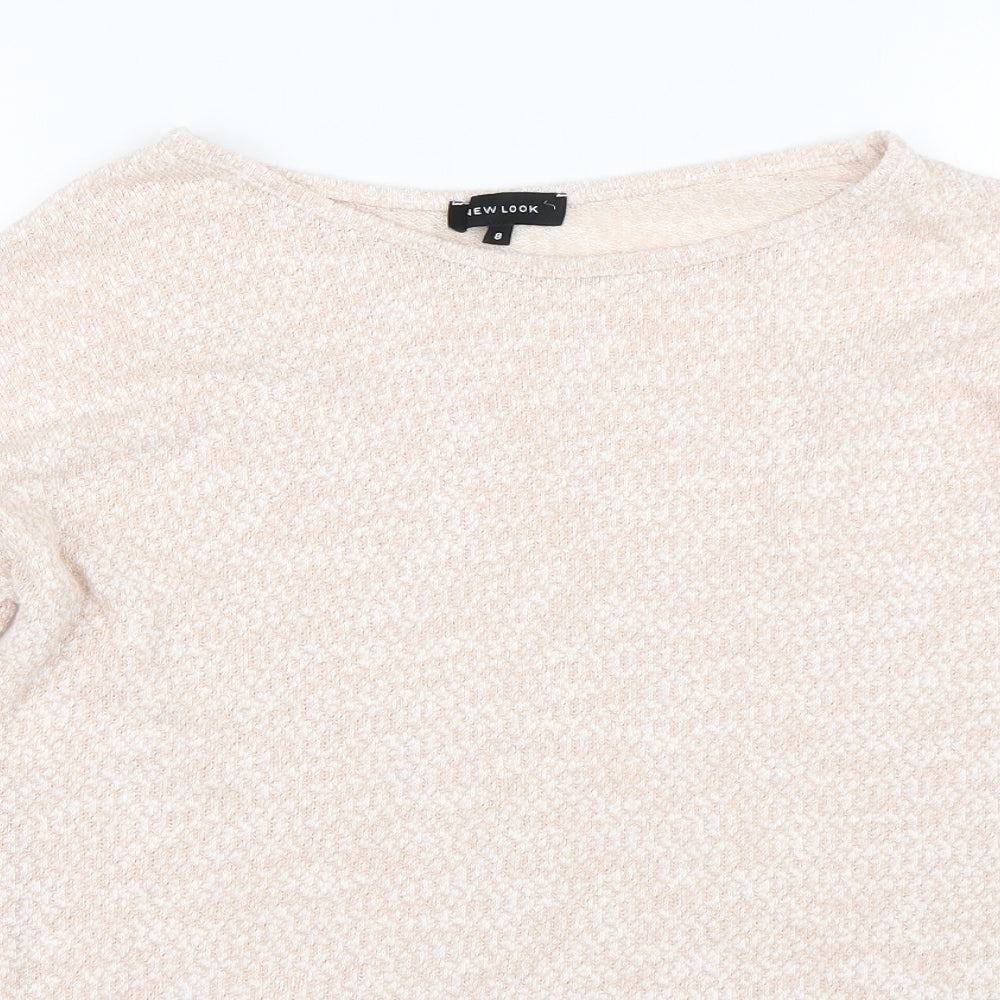 Womens UK Size 8 New Look Pink Pullover Jumper