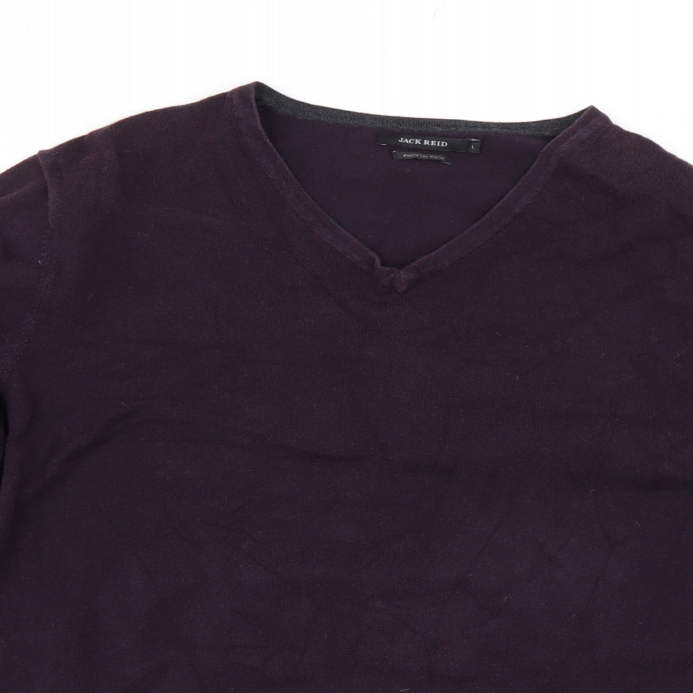 BHS Mens Purple   Pullover Jumper Size L