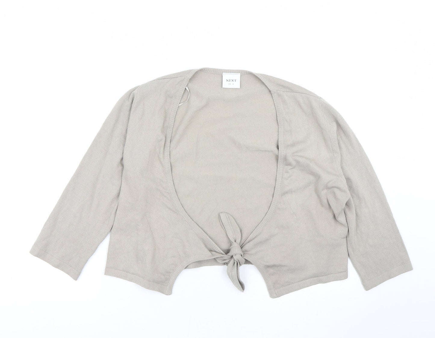 Womens UK Size 16 NEXT Beige Cape Jumper