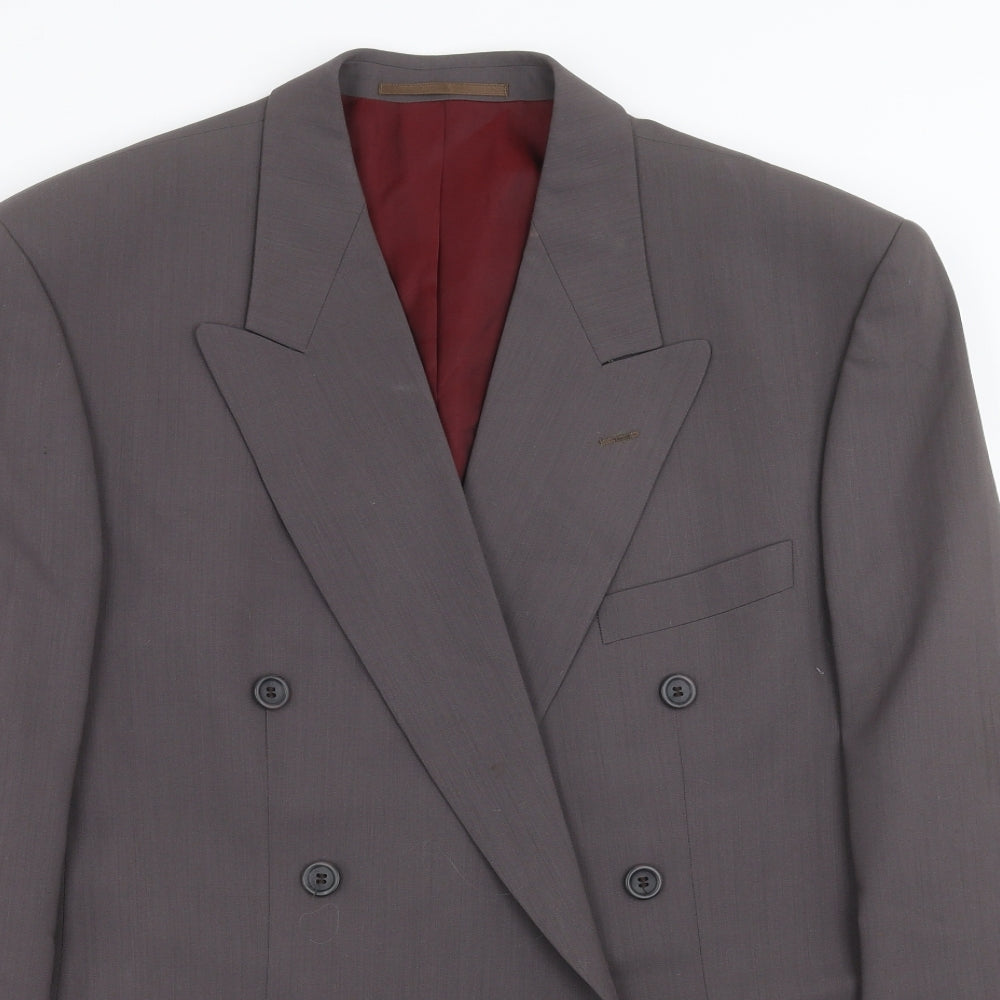 A.W French Mens Grey   Jacket Suit Jacket Size 44