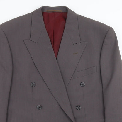 A.W French Mens Grey   Jacket Suit Jacket Size 44