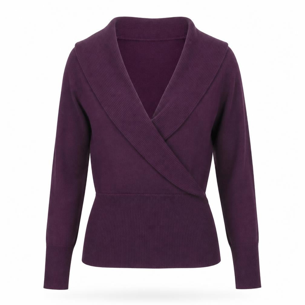 Womens UK Size M H&M Purple Pullover Jumper