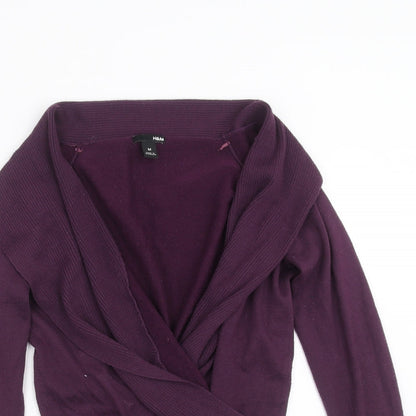 Womens UK Size M H&M Purple Pullover Jumper