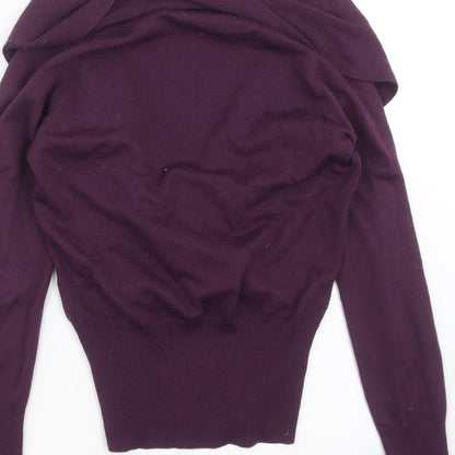 Womens UK Size M H&M Purple Pullover Jumper