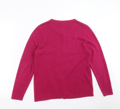 love knitwear Womens Purple   Cardigan Jumper Size 12