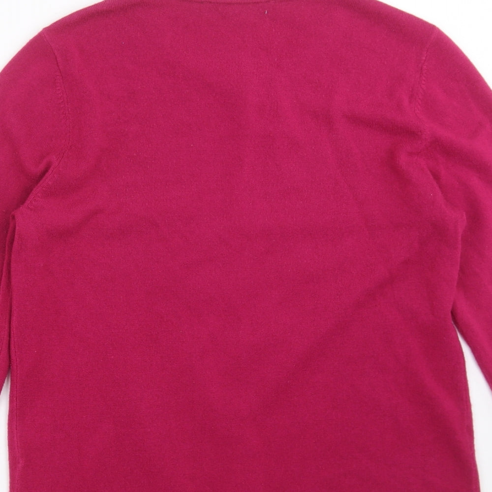 love knitwear Womens Purple   Cardigan Jumper Size 12