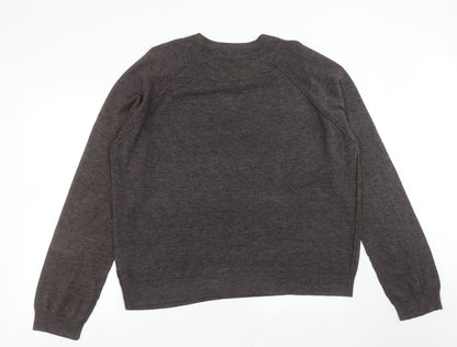 UrbanSpirit Mens Brown  Knit Pullover Jumper Size L