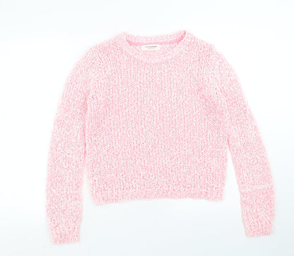 Womens UK Size 12 internationale Pink Pullover Jumper
