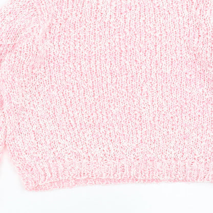 Womens UK Size 12 internationale Pink Pullover Jumper
