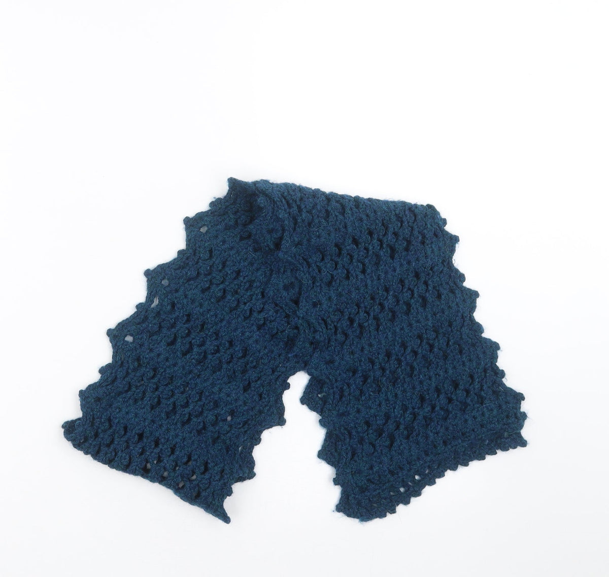 Preworn Womens Blue  Knit  Scarf