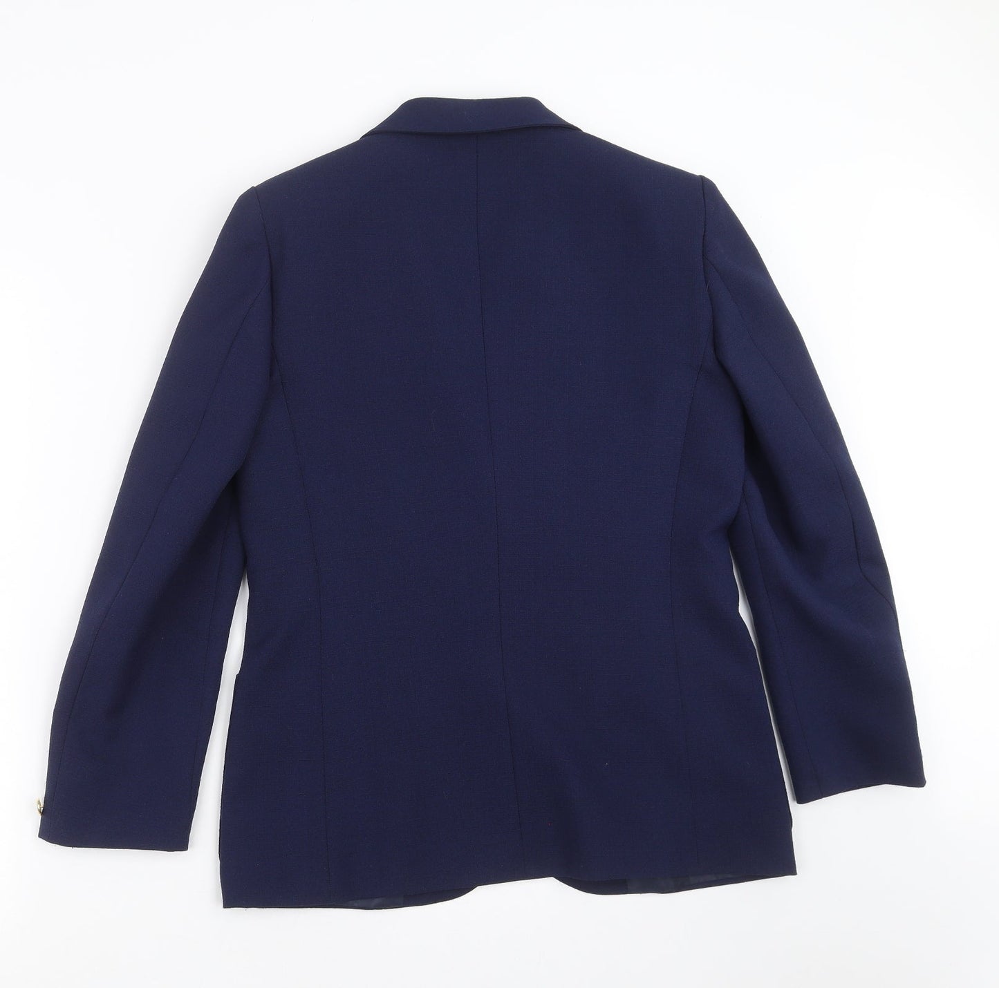 Womens UK Size 12 Preworn Regular Blue Suit Jacket