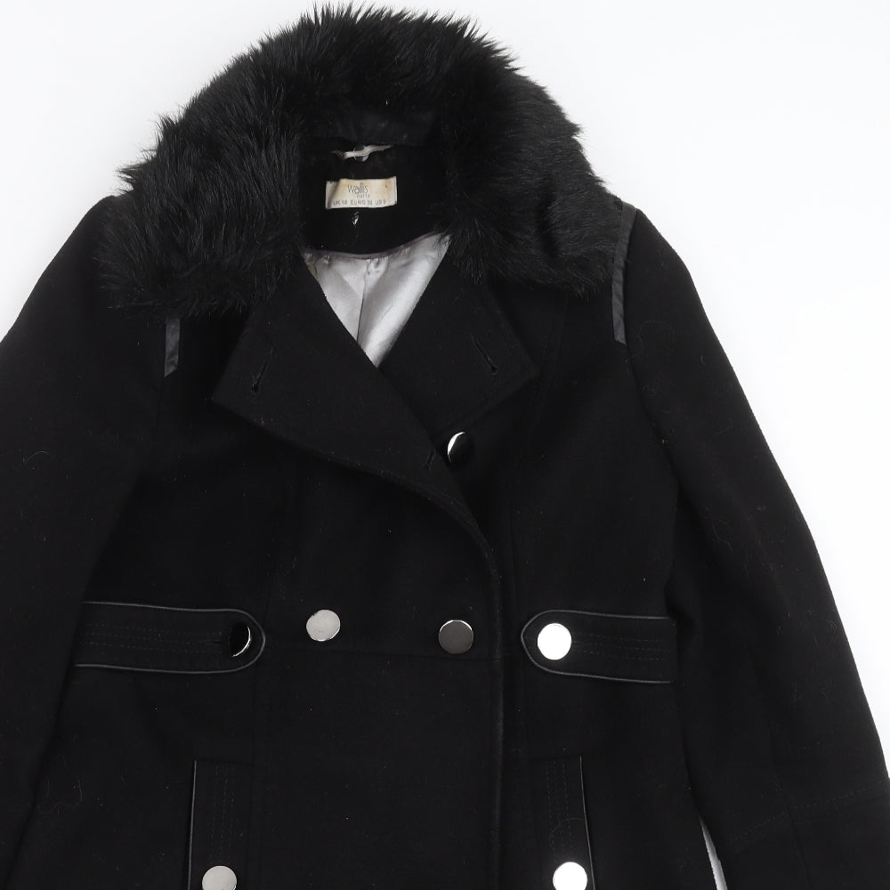 Womens UK Size 10 Wallis Black Jacket