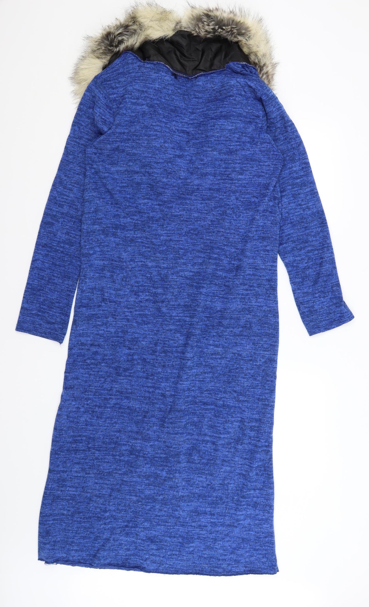 Womens UK Size S Moda Blue Cardigan Jumper