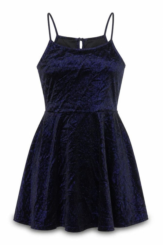 Front view of Dolls women’s blue bodycon, size M