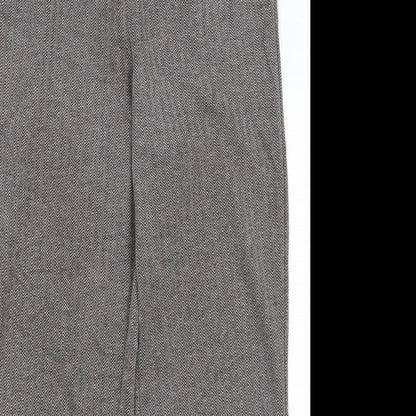 Susan Graver Womens Grey   Trousers  Size M L29 in
