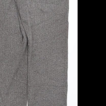 Susan Graver Womens Grey   Trousers  Size M L29 in