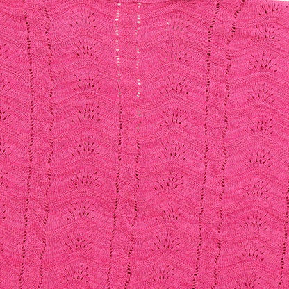 Womens UK Size 16 Soon Pink Cardigan Jumper