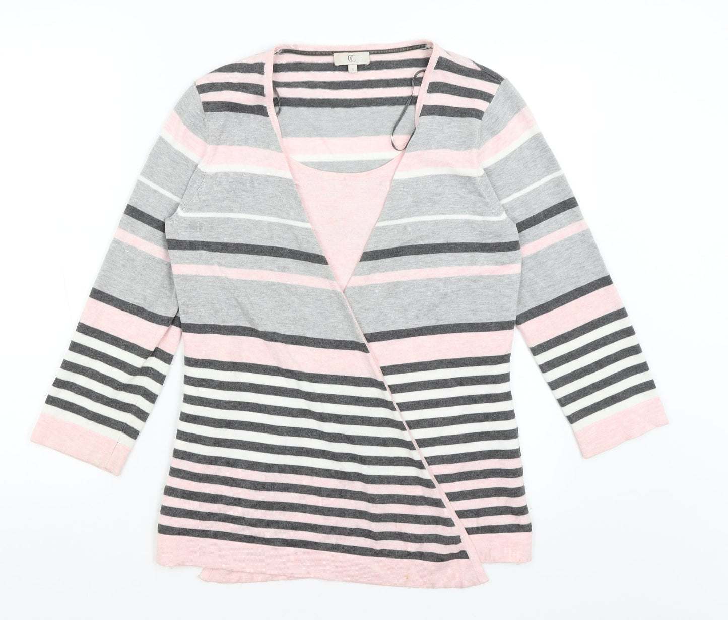 Womens UK Size S CC Pink Pullover Jumper