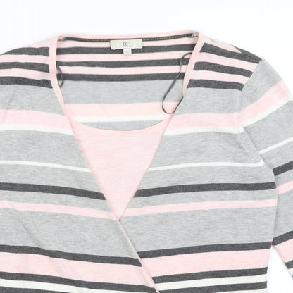 Womens UK Size S CC Pink Pullover Jumper