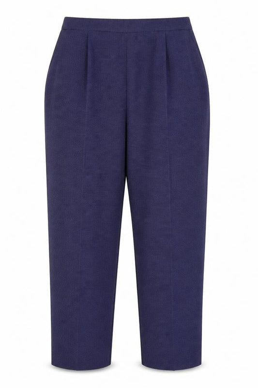 Womens UK Size 18 Classic Regular Fit  Blue Trousers