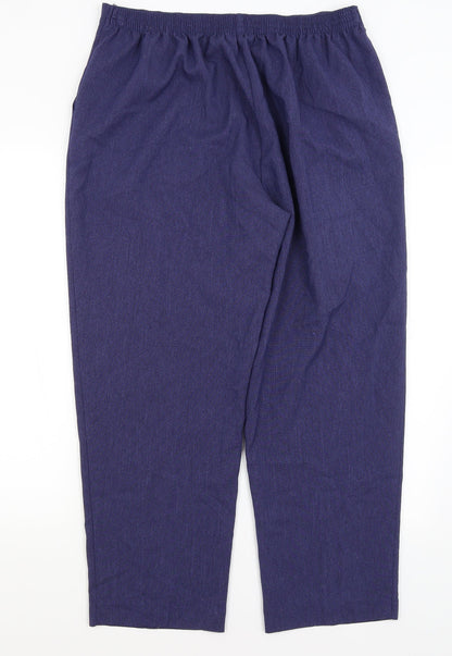 Classic  Womens Blue   Trousers  Size 18 L27 in