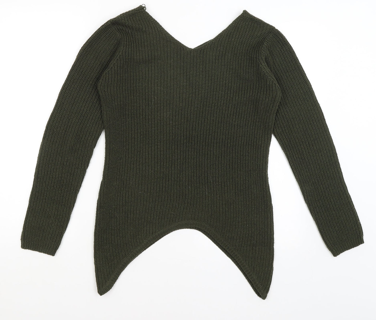 Womens UK Size 10 Select Green Pullover Jumper