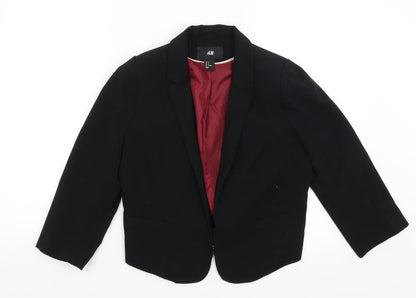 H&M Womens Black   Jacket Blazer Size 10